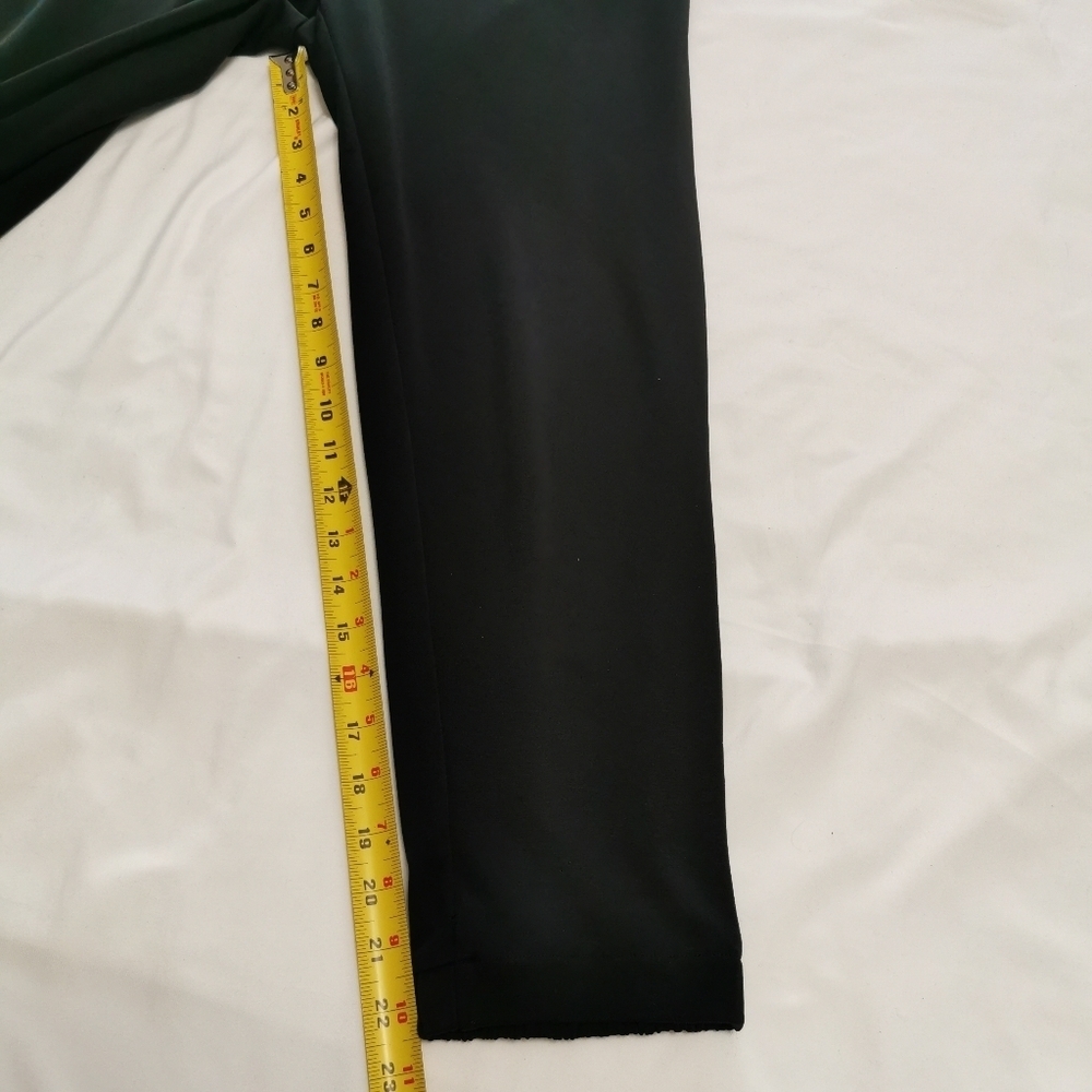 RW&CO Faux Wrap Tapered Leg Jumpsuit Black Small Petite (SP) - Picture 9 of 11